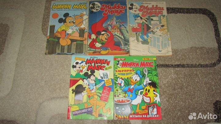 Комикс Микки Маус много разные