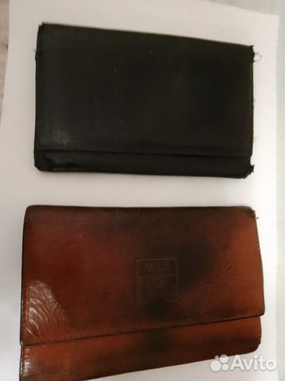 Кошельки кожаные бу