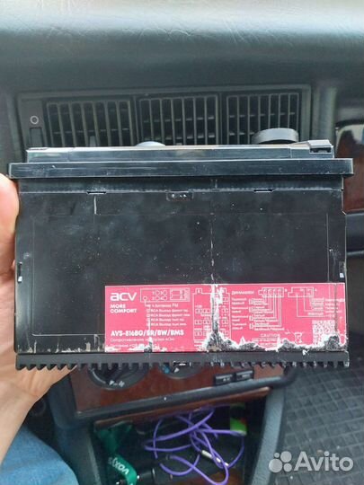 Магнитола с блютусом 1din ACV AVS-816bms