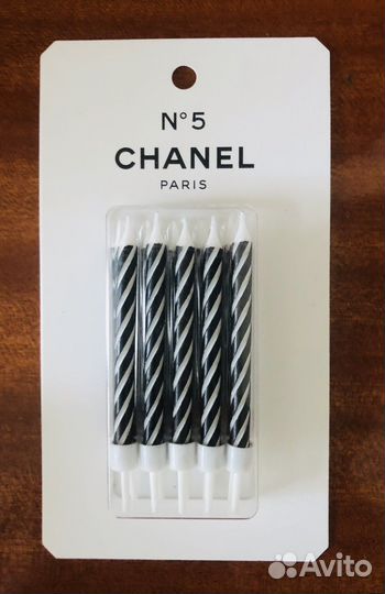 Свечки на торт Chanel