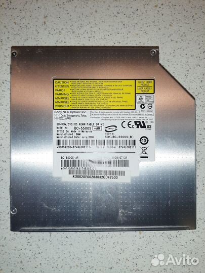 BluRay BD ROM привод сони для ноутбука