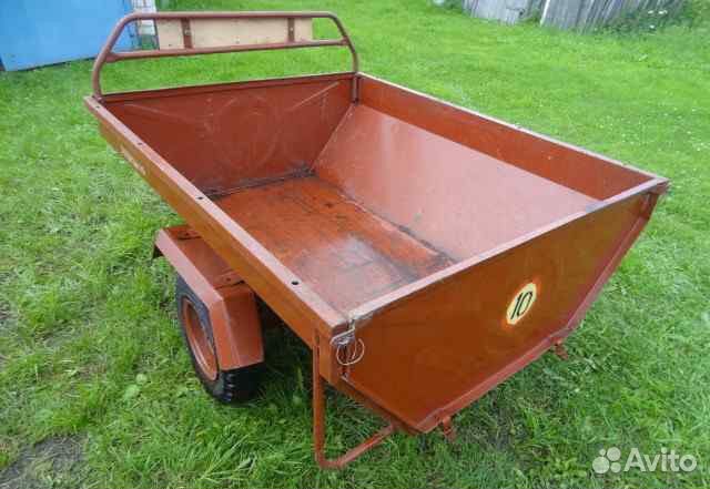 Телега для мотоблока бу