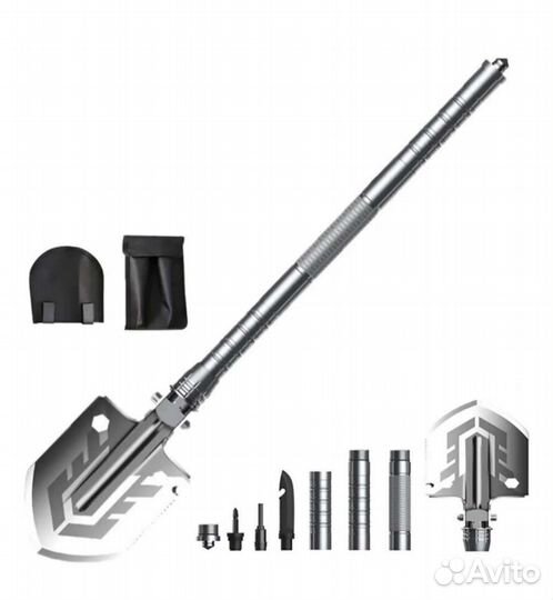 Лопата складная мультитул с чехлом