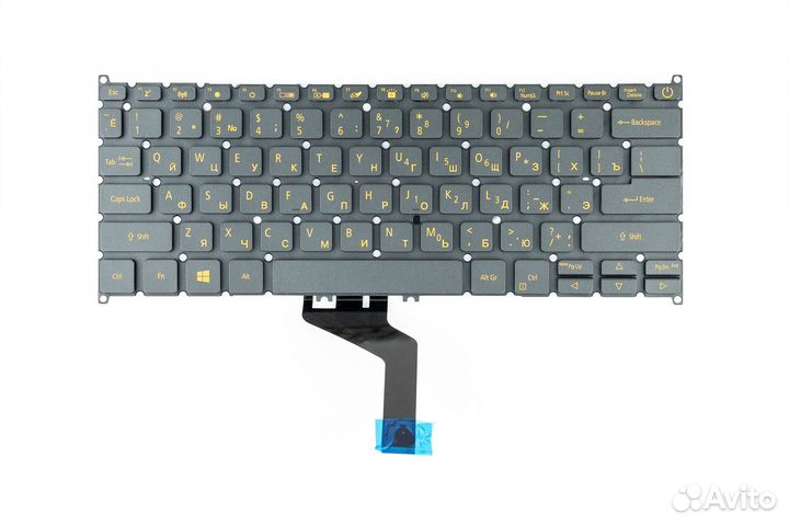 Клавиатура для Acer SF514 Серая p/n: