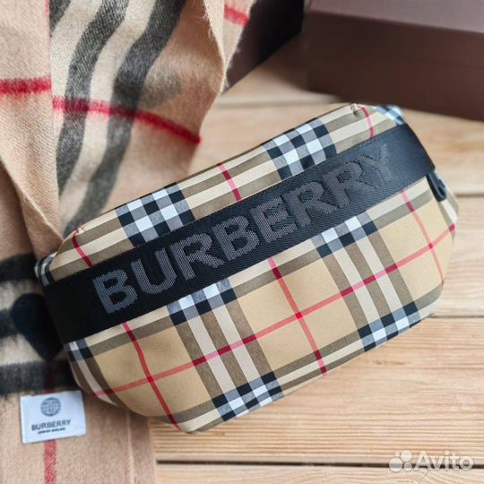 Поясная сумка мужская burberry