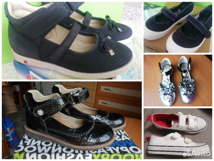 Туфли/кеды для девочки 34 35