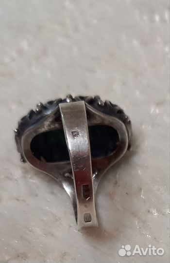 Кольцо серебряное