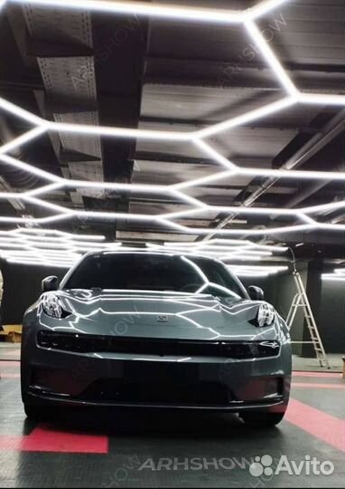 Освещение соты для мойки, детейлинга, автосревиса