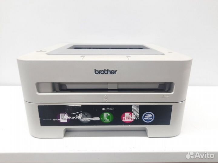 Лазерный принтер Brother HL-2132r. Новый картридж