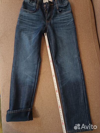 Джинсы утепленные 146