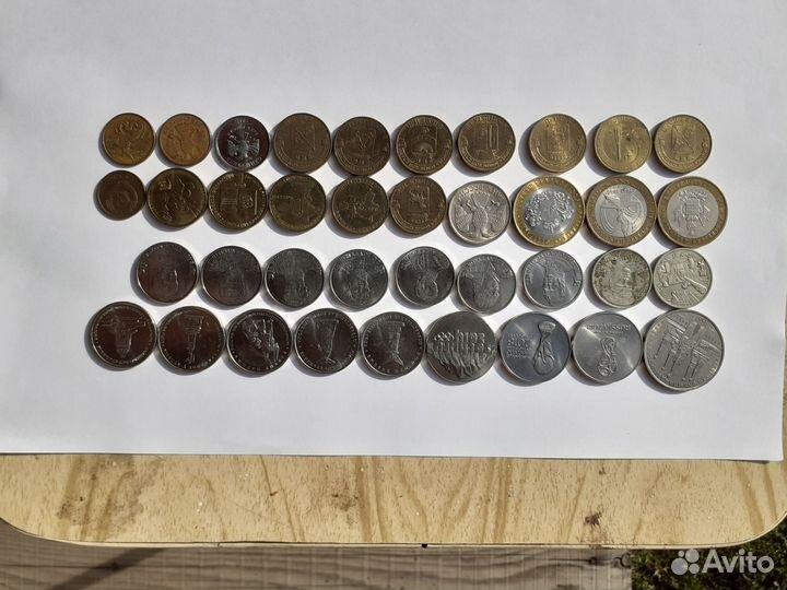Продам коллекционные монеты 1980-2018г. 38шт
