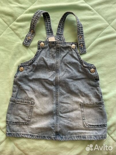 Джинсовый комбинезон для девочки