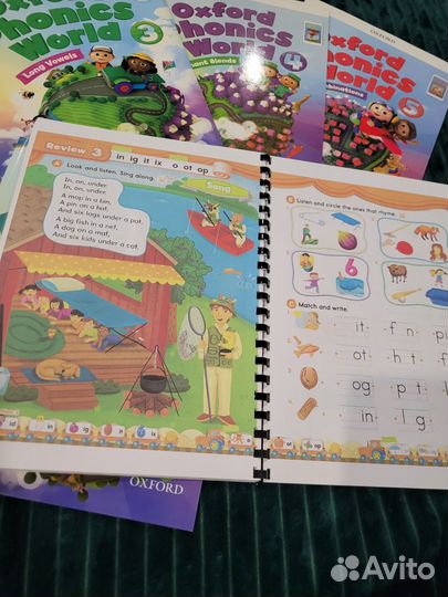 Oxford phonics world 1,2,3,4,5 Учебники