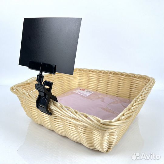 Ценникодержатель на прищепке универсальный цвет ч