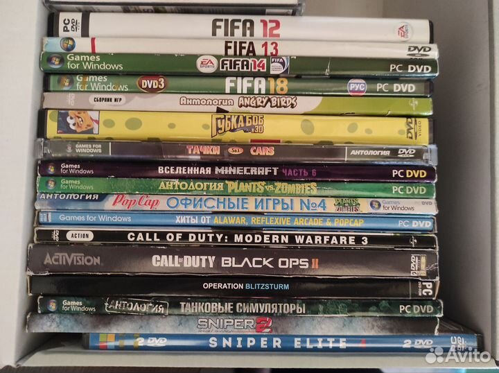 Компьютерные игры на дисках