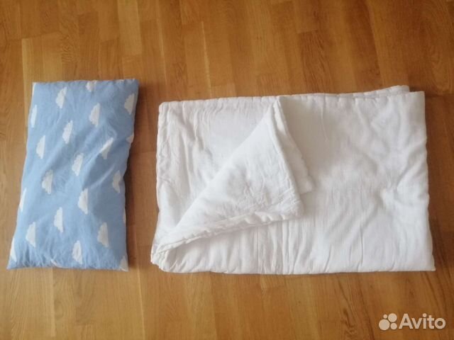 Подушка и одеяло для ребенка
