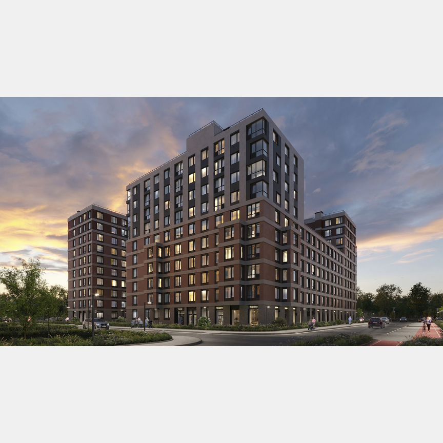 2-к. квартира, 58,6 м², 6/10 эт.