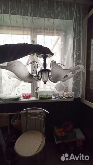 Люстра потолочная бу