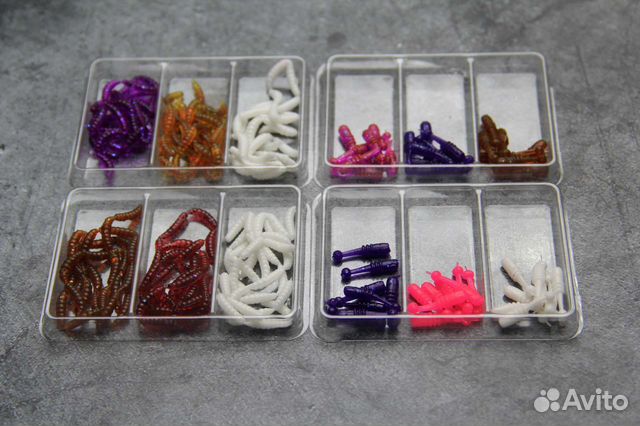 Силиконовые приманки для мормышинга