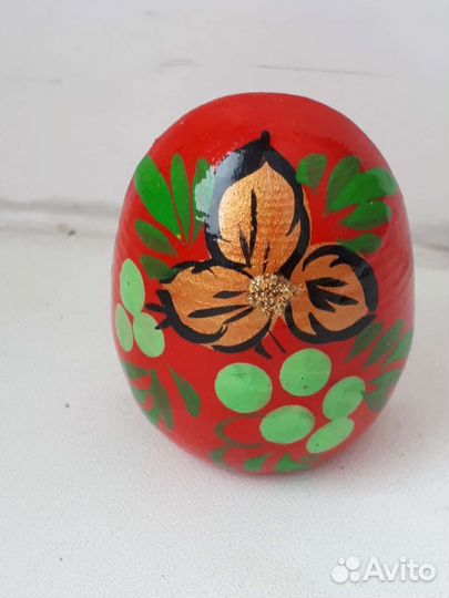 Ёжик, фигурка, дерево, роспись, сувенир