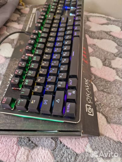 Механическая игровая клавиатура Oklick 990G rage