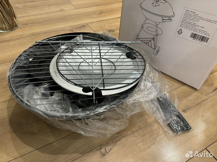 Угольный гриль новый
