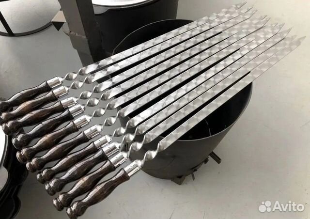 Шампура для люля-кебаб широкие 20мм