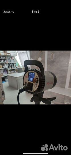Студийный свет studioled 75W софтбокс
