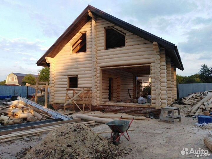 Срубы для бани и дома ручной