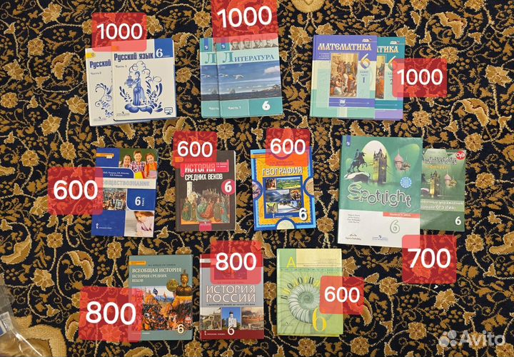 Учебники 6 класс