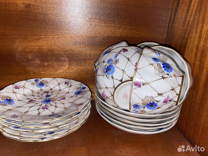 Сервиз лфз сетка. 18 предметов