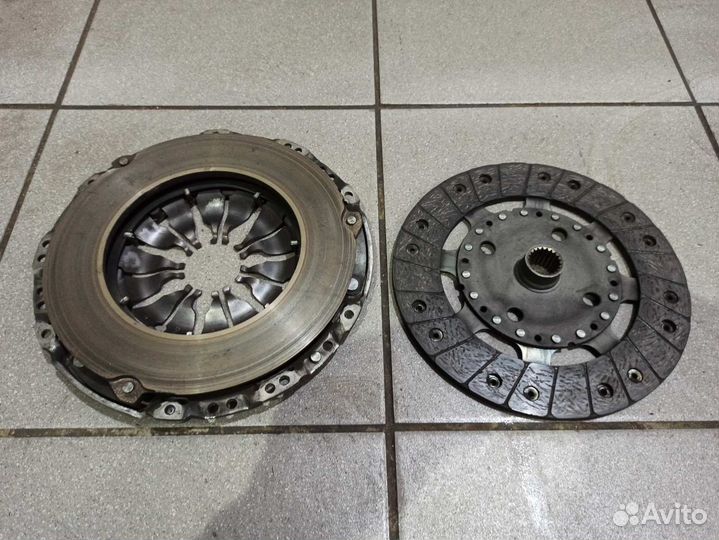 Сцепление корзина диск. Рено 1.3 турбо 150 л.с
