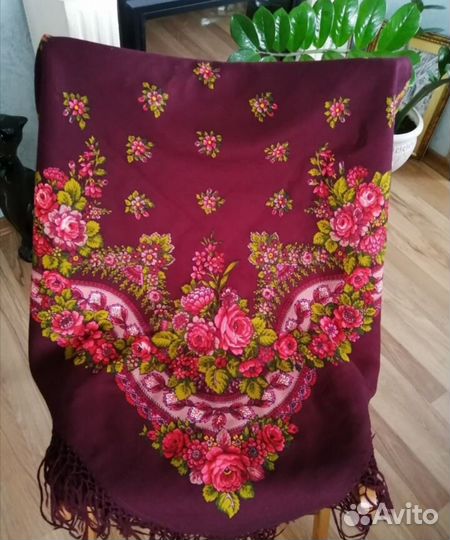 Платок шаль шерсть