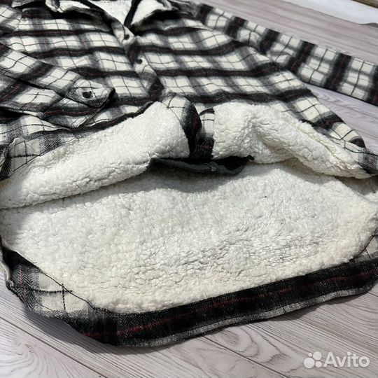 Рубашка с подкладом из шерпы cisono L 50