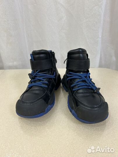 Ботинки для мальчика с утеплением осень-весна