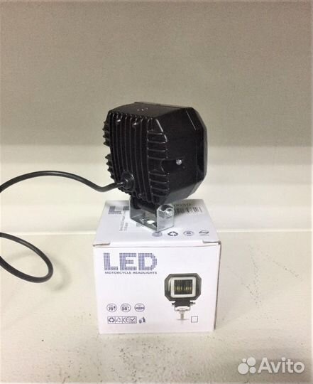 Противотуманка G0030 Квадрат 2 линзы новая