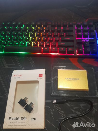 Портативный SSD M2 Samsung 1TB