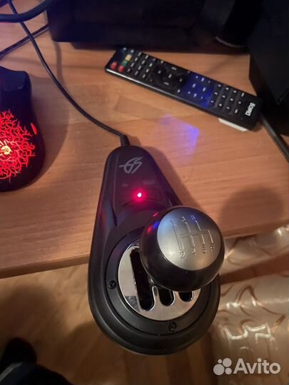 Руль 900 градусов + коробка передач