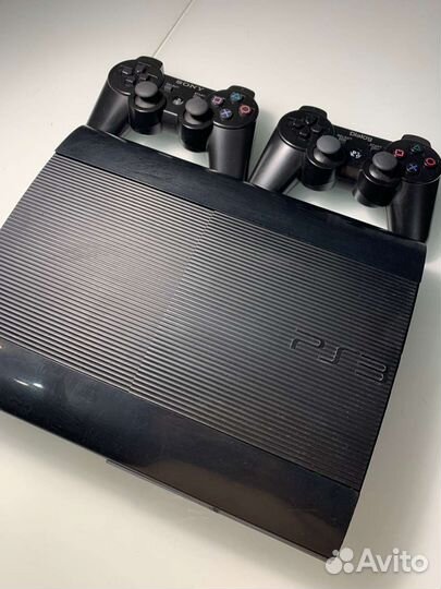 Sony PS3 super slim 500GB прошитая + игры