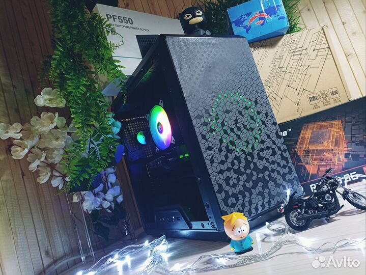 Игровой пк (6/12, 16gb озу, 8GB gddr5, 512GB M2)