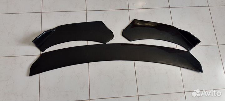 Сплитер на передний бампер