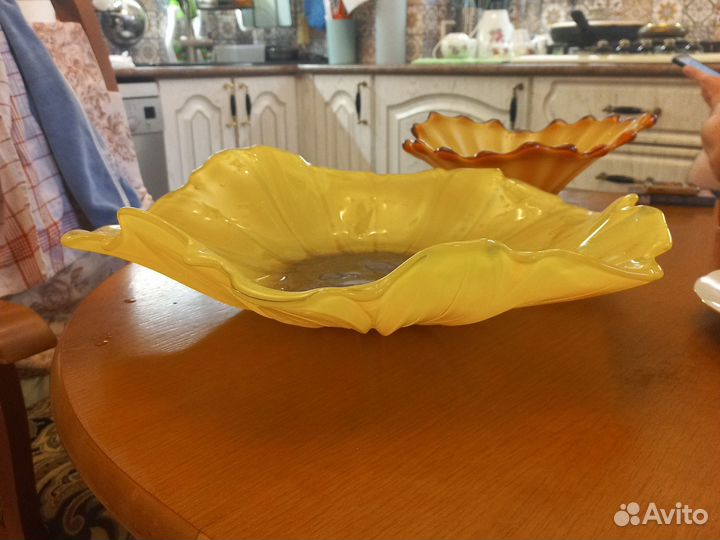 Вазы для фруктов стекло винтаж