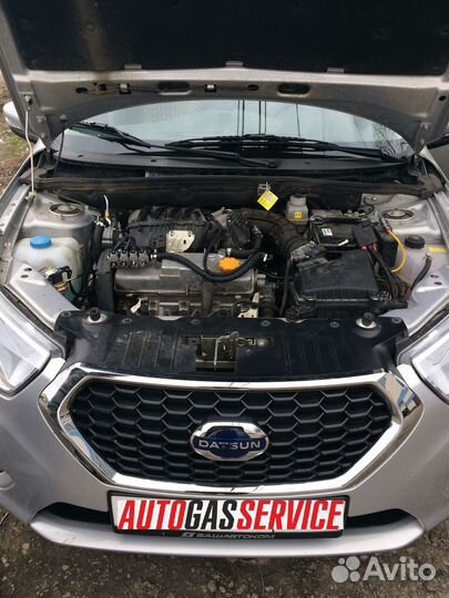 Газ на авто пропан под запаску на Datsun on-DO