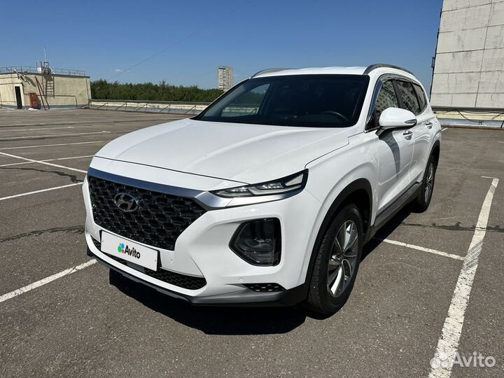Hyundai Santa Fe 2.0 AT, 2019, 73 000 км
