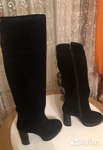 Зимние женские сапоги 38-39 бу