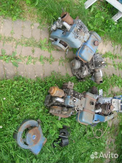 Культиватор крот и 4 двигателя мотоблока и прицеп