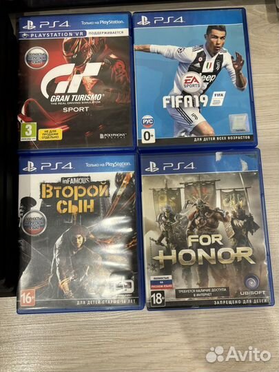 Sony playstation 4 pro 2 геймпада игры