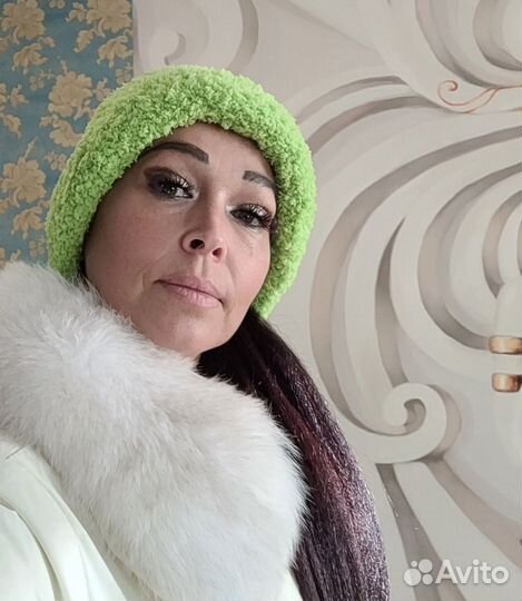 Шапка зимняя женская вязанная