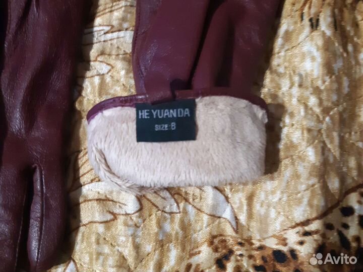 Перчатки женские, зимние, натуральная кожа