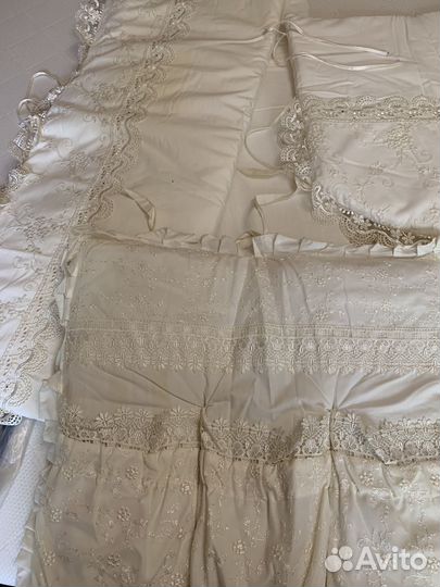 Бортики и балдахин в кроватку детскую